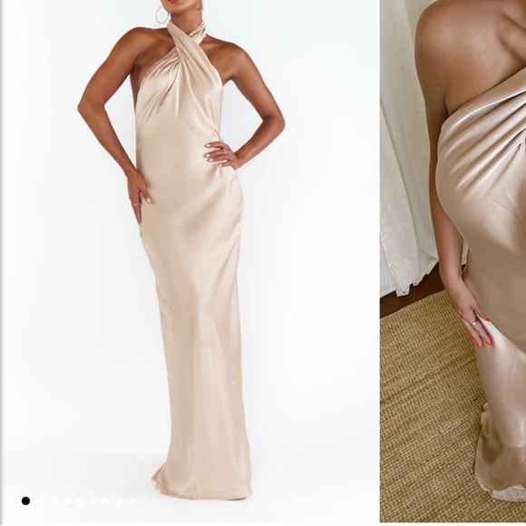 Jasmine Halter Maxi Dress - Picture 1 of 3